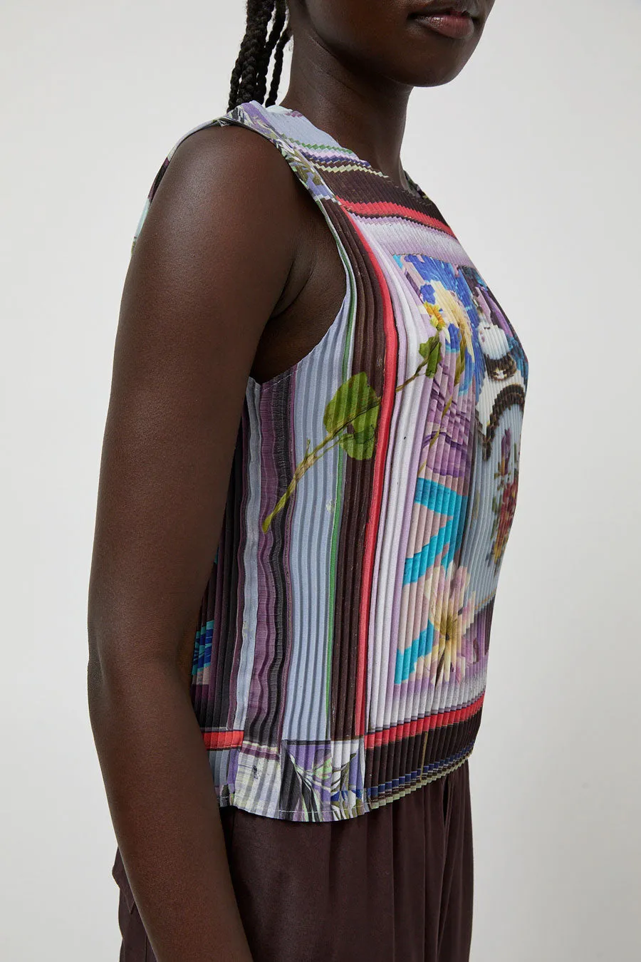 Julia Heuer Thelma Pleated Top in Alice sold by No. 6 product image thumbnail 4