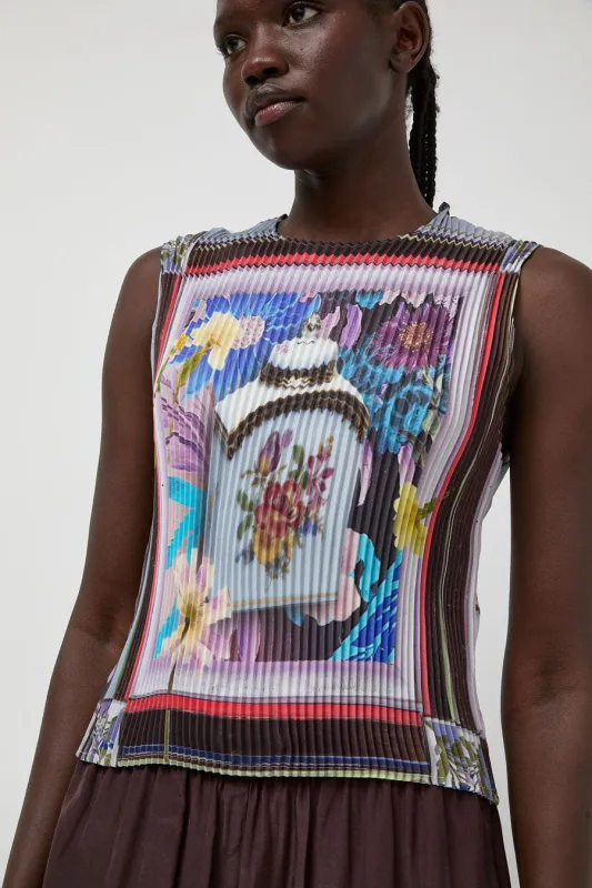 Julia Heuer Thelma Pleated Top in Alice made by No. 6