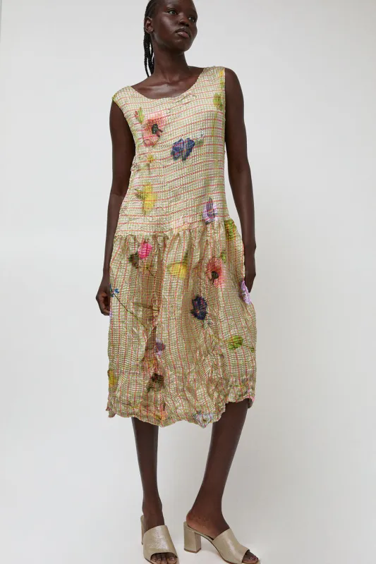 Julia Heuer Luna Pleated Dress in Pagel sold by No. 6