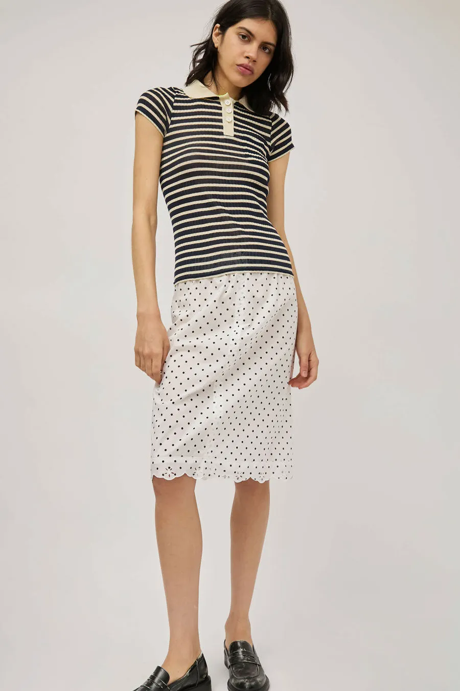 La Fetiche Piano in White and Black Dots sold by No. 6