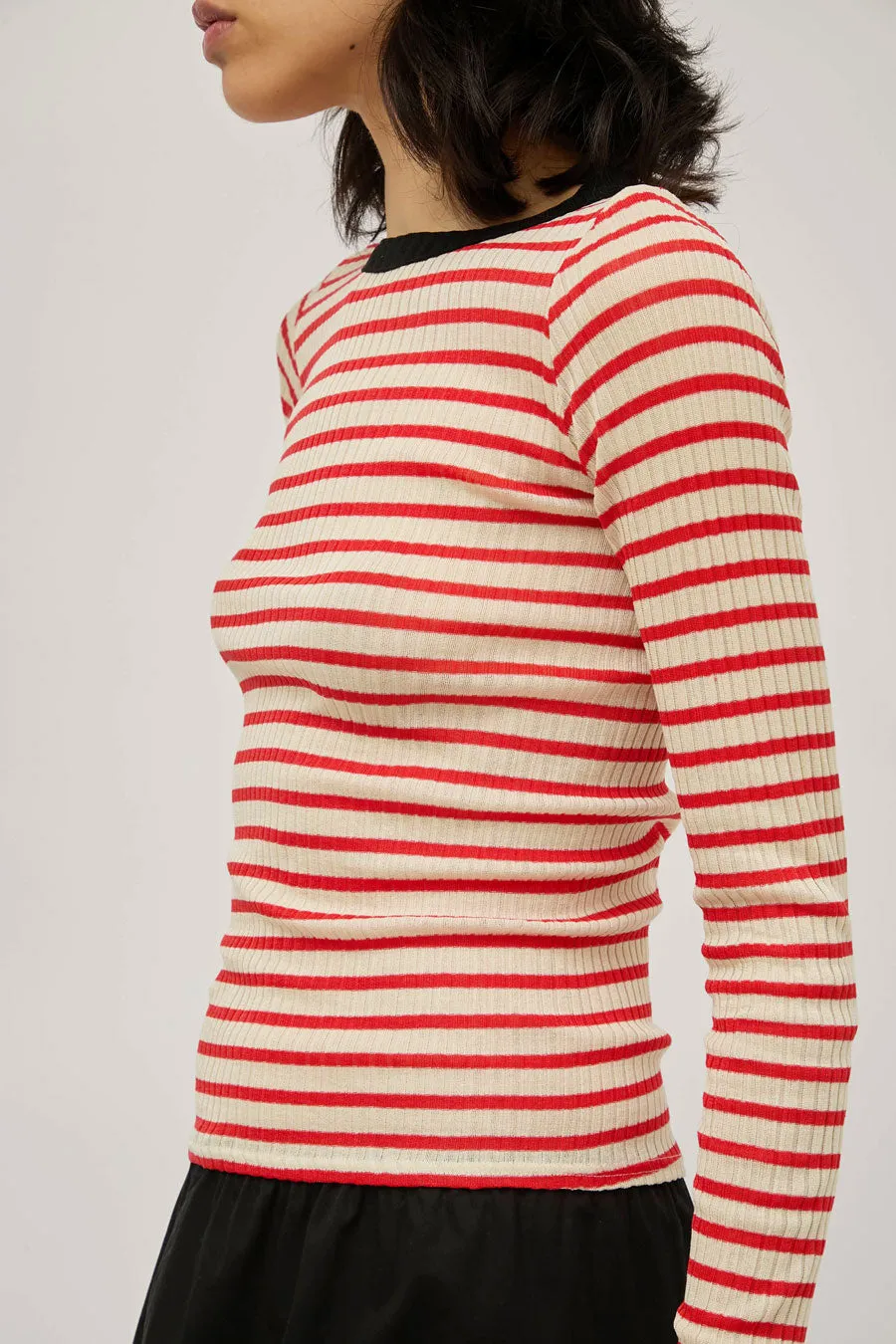 La Fetiche Jackie Raye in Poppy and Ecru sold by No. 6 product image thumbnail 2