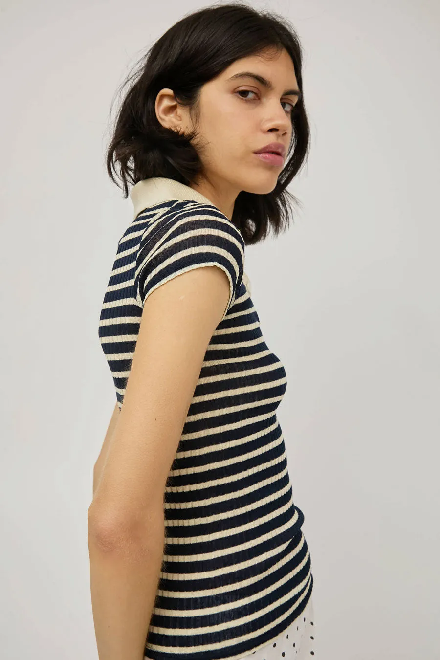 La Fetiche Micka in Navy and Ecru sold by No. 6 product image thumbnail 4