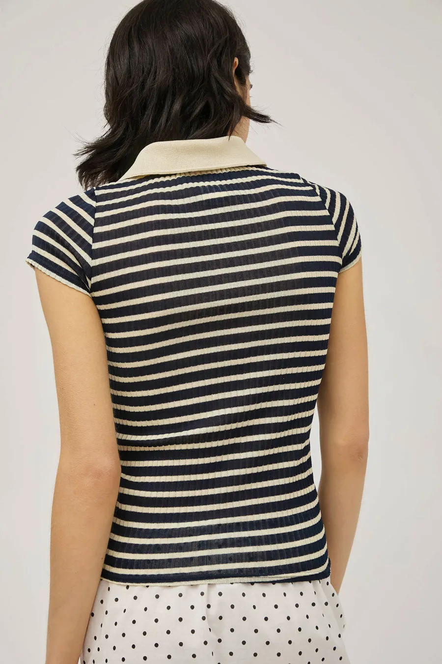 La Fetiche Micka in Navy and Ecru sold by No. 6 product image thumbnail 5