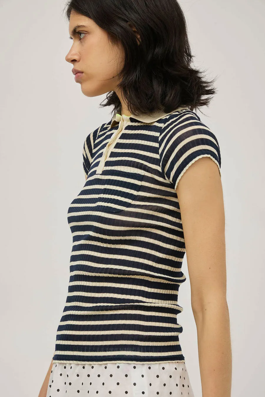 La Fetiche Micka in Navy and Ecru sold by No. 6 product image thumbnail 2