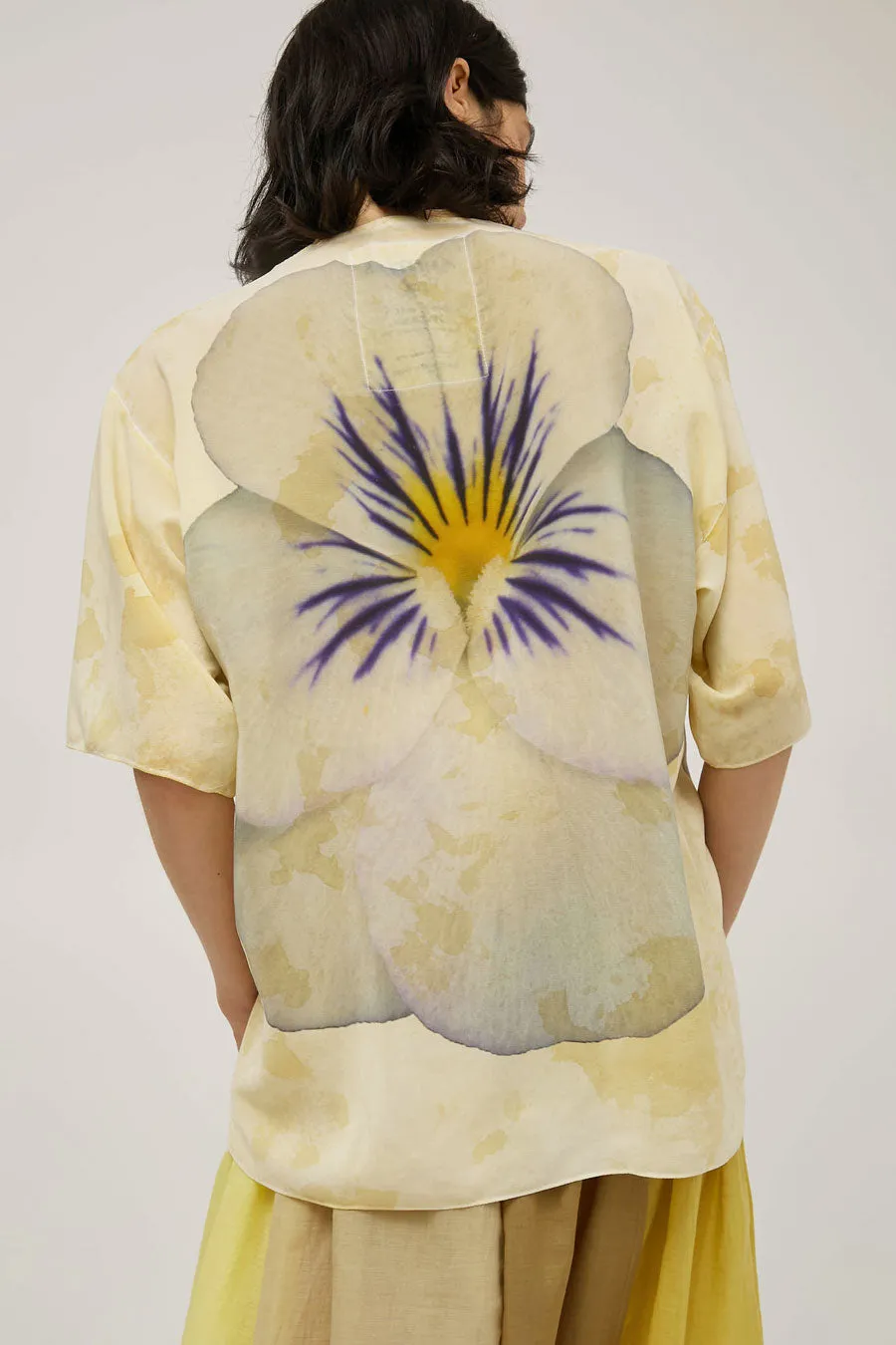 Anntian Silk Top in Print H Pansies sold by No. 6 product image thumbnail 4