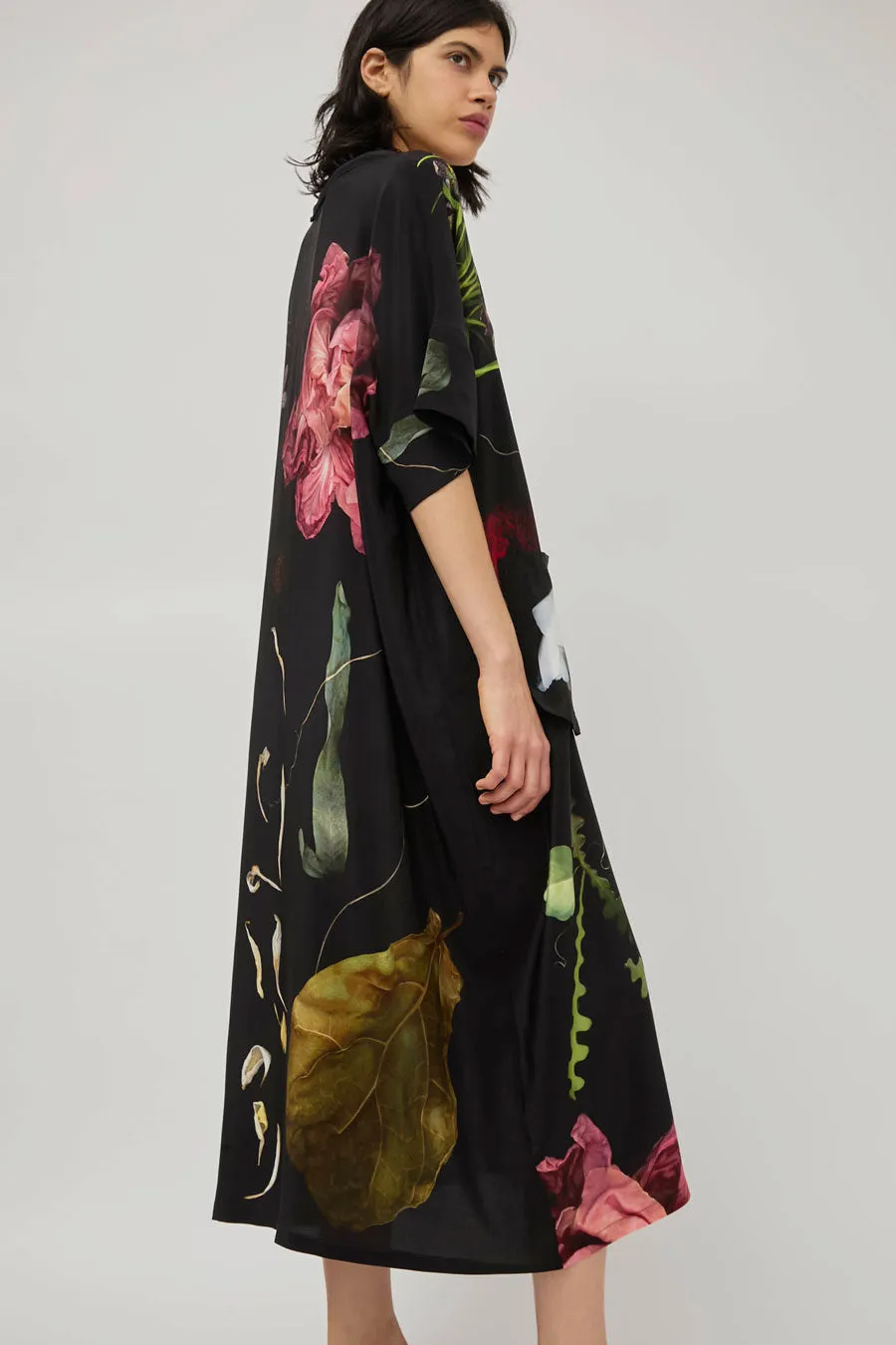 Anntian Silk Dress in Print C Big Flowers sold by No. 6 product image thumbnail 2