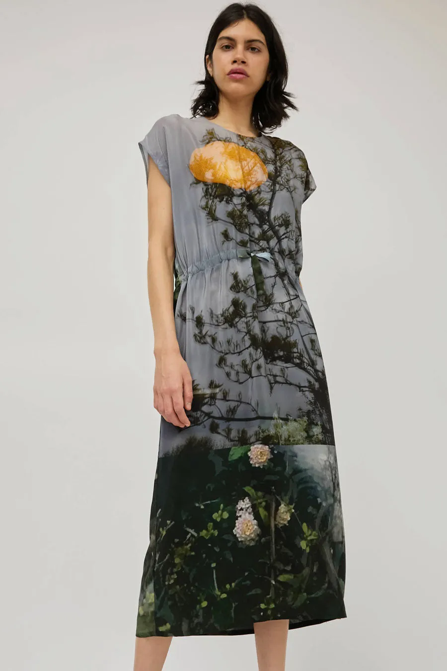 Anntian Simple Dress in Print Reflections sold by No. 6