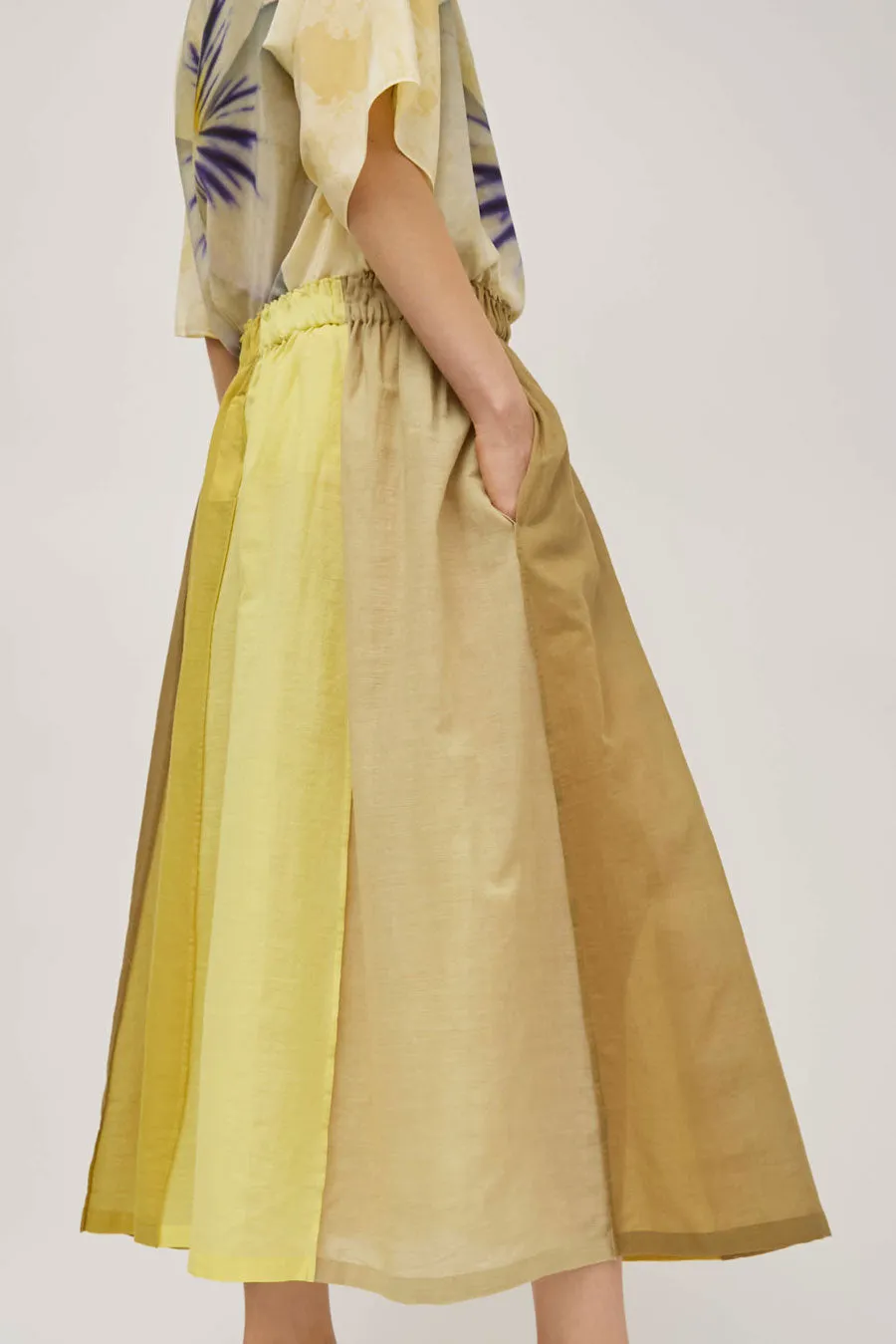 Anntian Wide Skirt in 4 Yellow Beige Shades sold by No. 6 product image thumbnail 2
