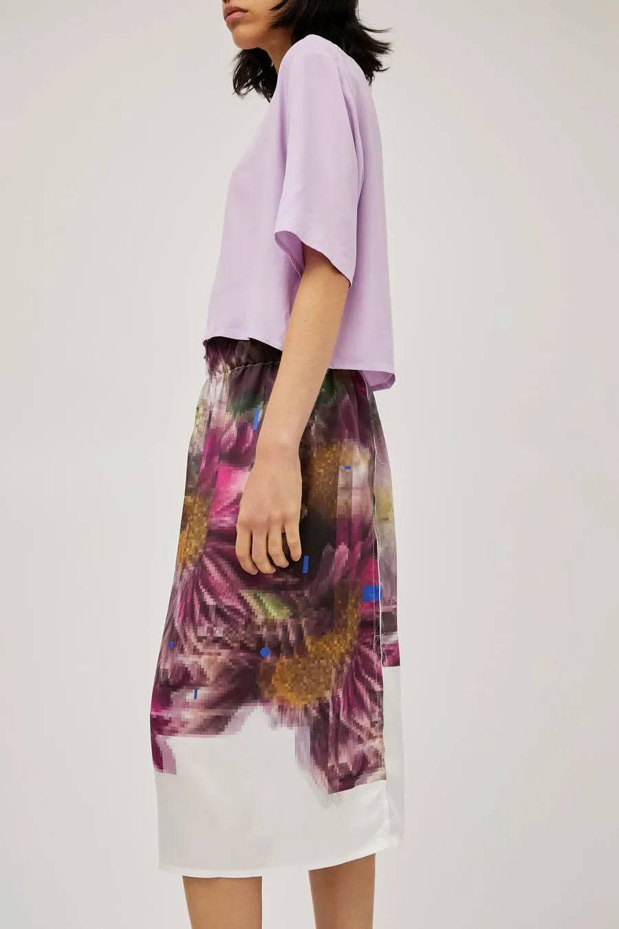 Vladimir Karaleev Lor Skirt in Floral Print sold by No. 6 product image thumbnail 4