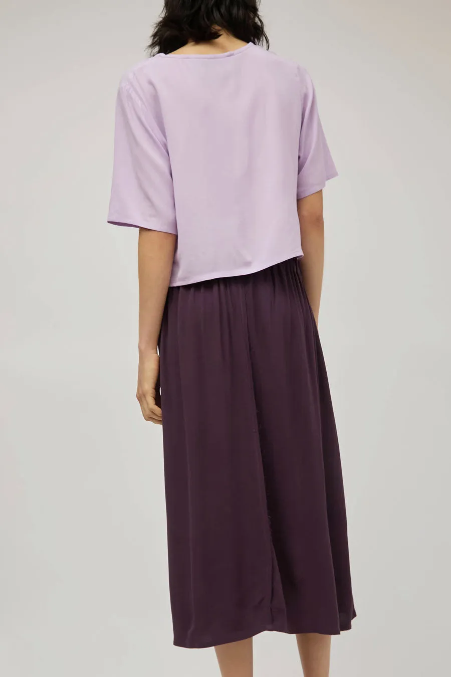 Vladimir Karaleev Basic Skirt in Raisin sold by No. 6 product image thumbnail 5