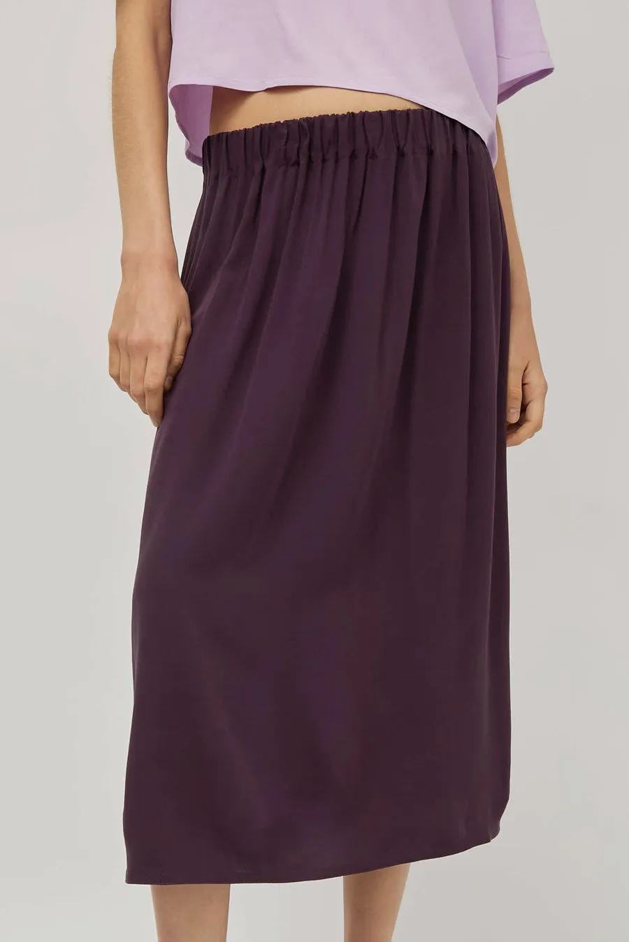 Vladimir Karaleev Basic Skirt in Raisin sold by No. 6 product image thumbnail 2