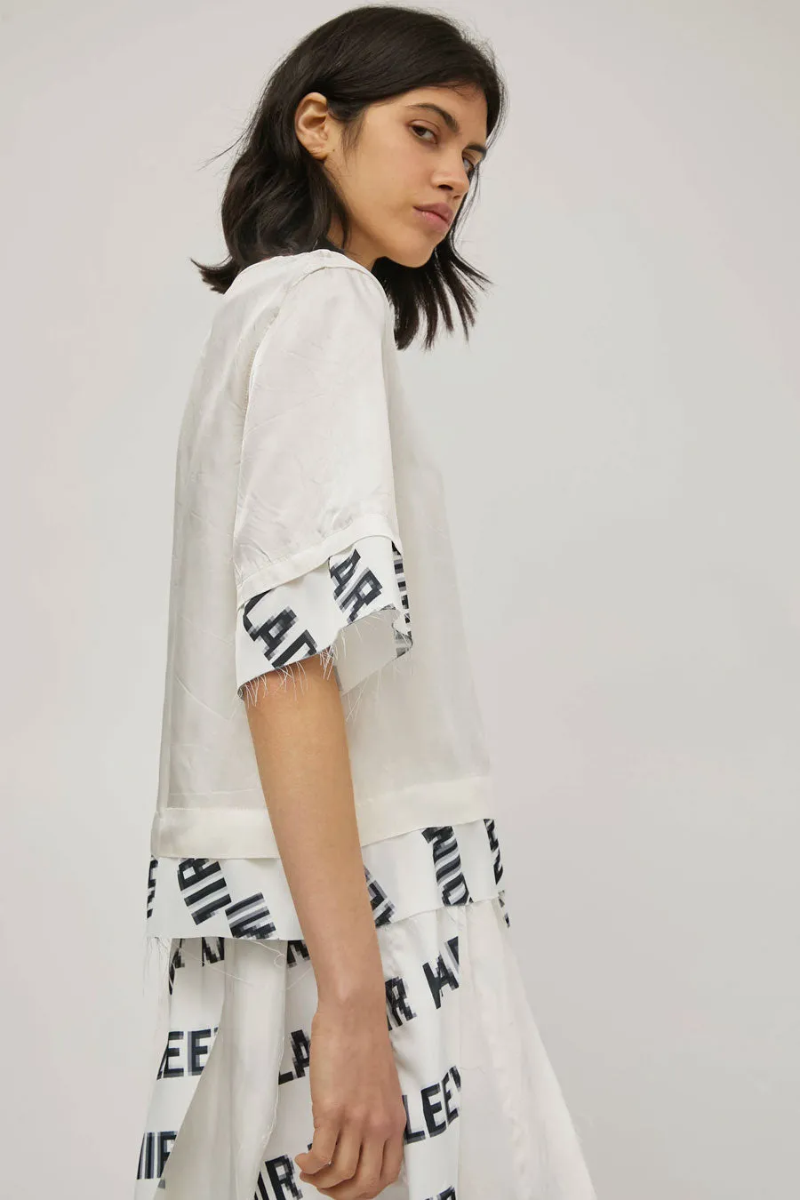 Vladimir Karaleev Layer Tee in Logo Print sold by No. 6 product image thumbnail 4