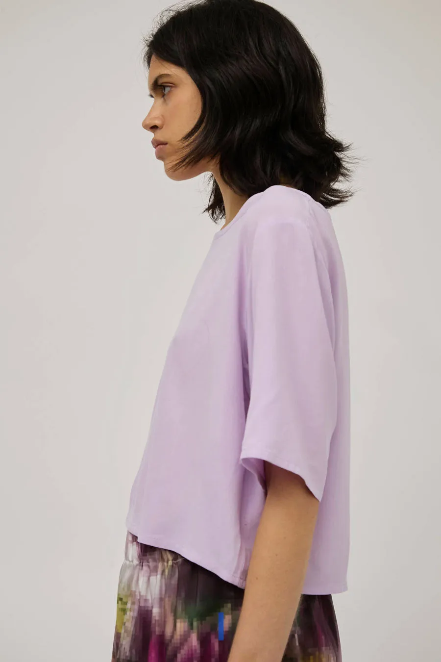 Vladimir Karaleev Basic Tee in Orchid sold by No. 6 product image thumbnail 2