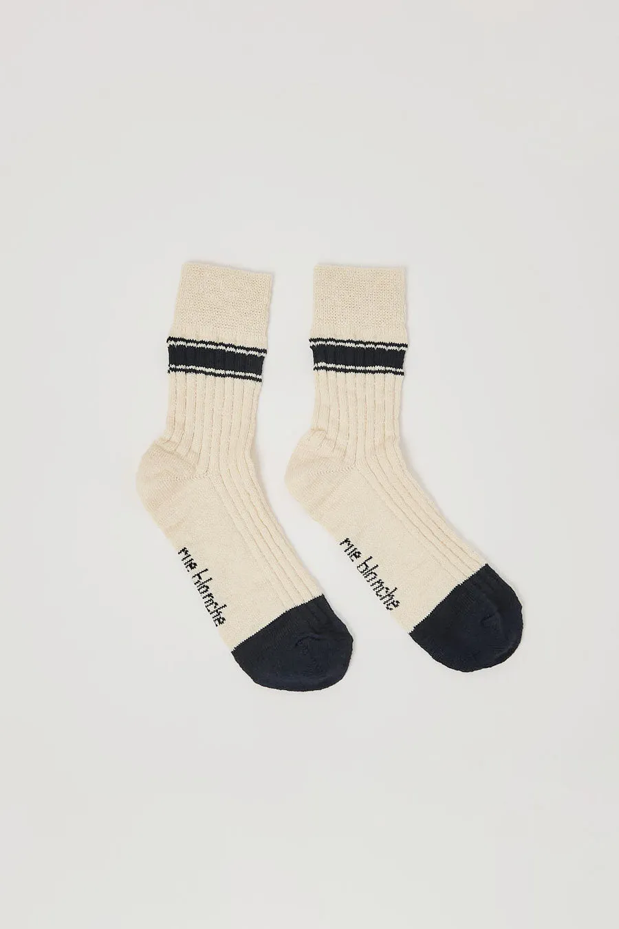 Rue Blanche Tennis Socks in Ecru sold by No. 6 product image thumbnail 2