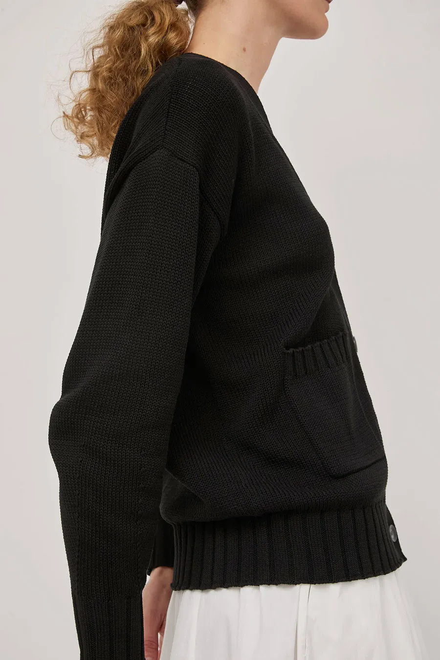 Rue Blanche Fresh Cardi in Black sold by No. 6 product image thumbnail 4