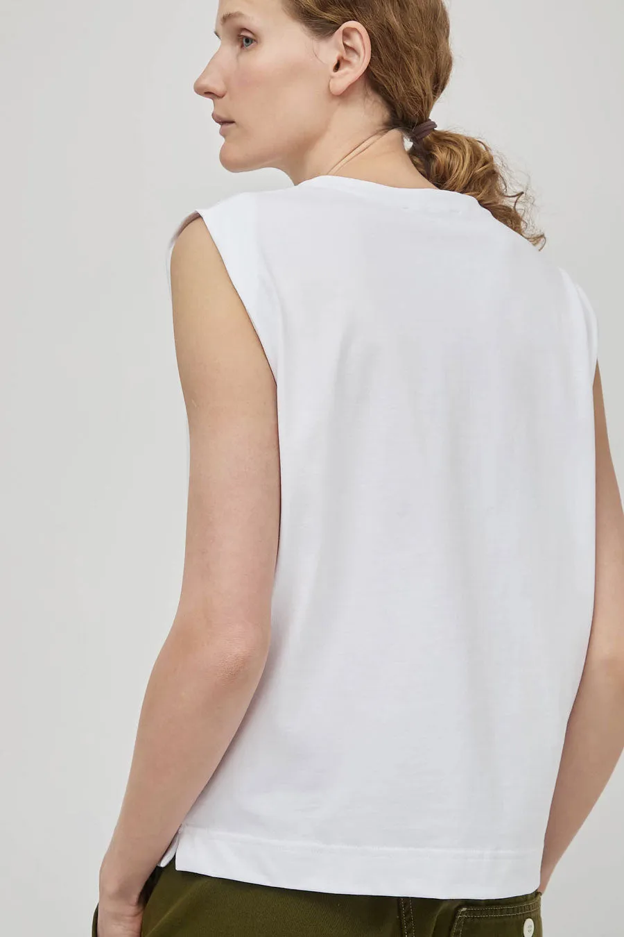 Rue Blanche Net SM Tee in White sold by No. 6 product image thumbnail 5