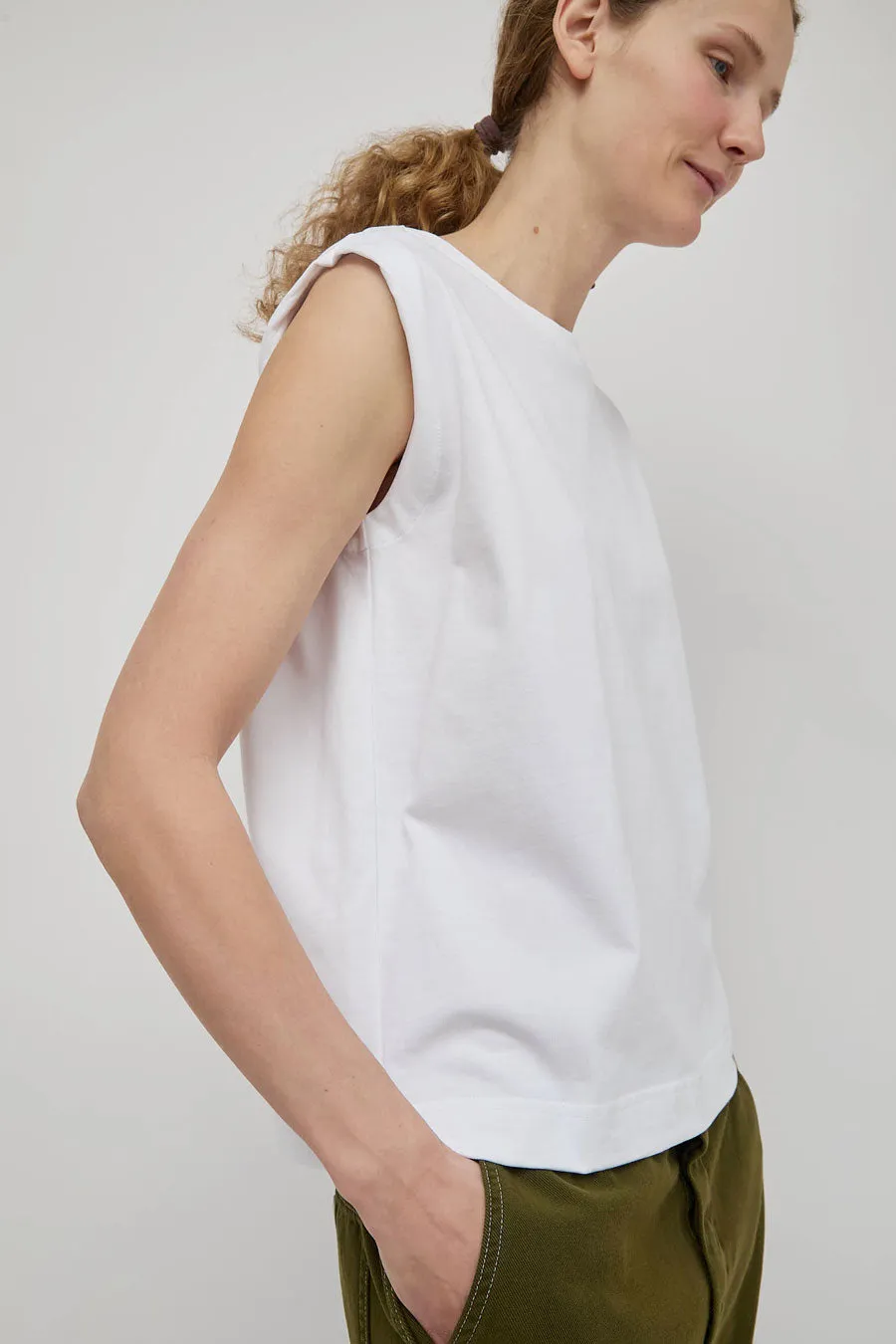 Rue Blanche Net SM Tee in White sold by No. 6 product image thumbnail 4