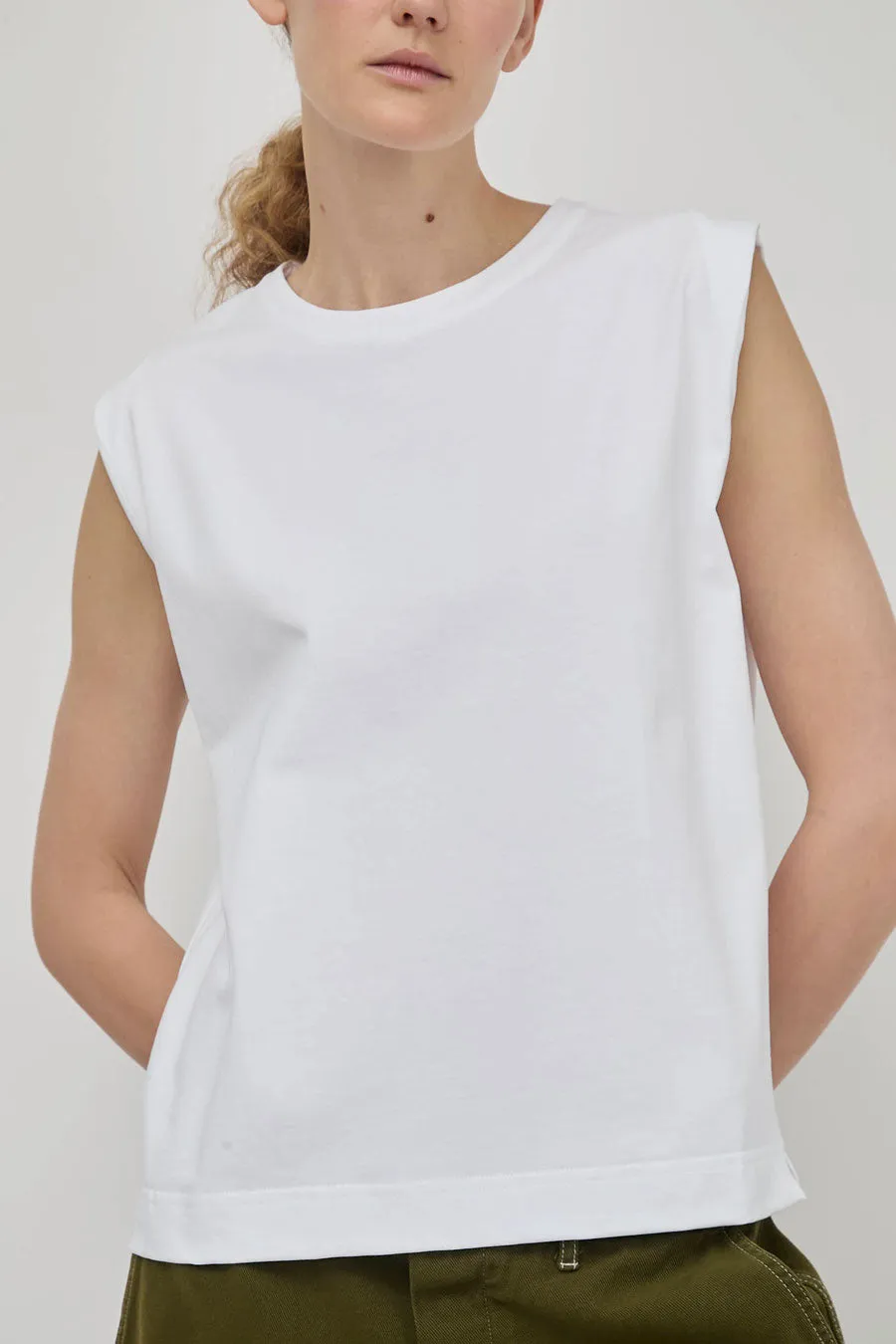 Rue Blanche Net SM Tee in White sold by No. 6 product image thumbnail 3