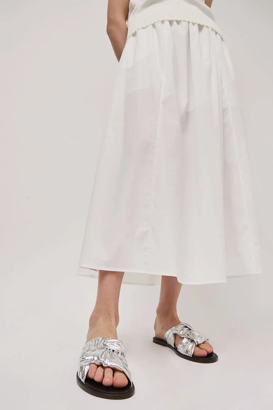 No.6 Knot Sandal in Argento sold by No. 6