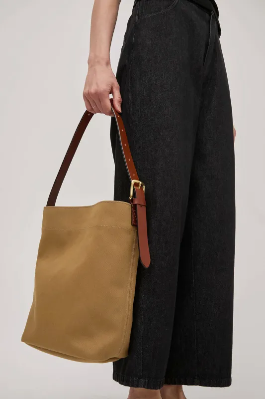 Brady Leven Mini Bag in Khaki and Tan made by No. 6