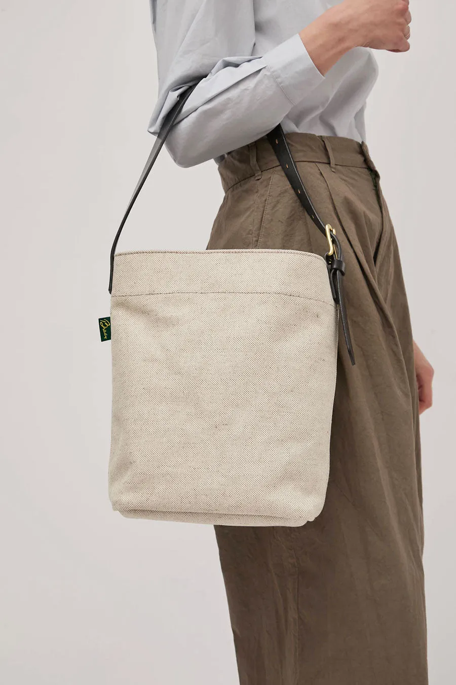Brady Leven Mini Bag in Natural and Black sold by No. 6