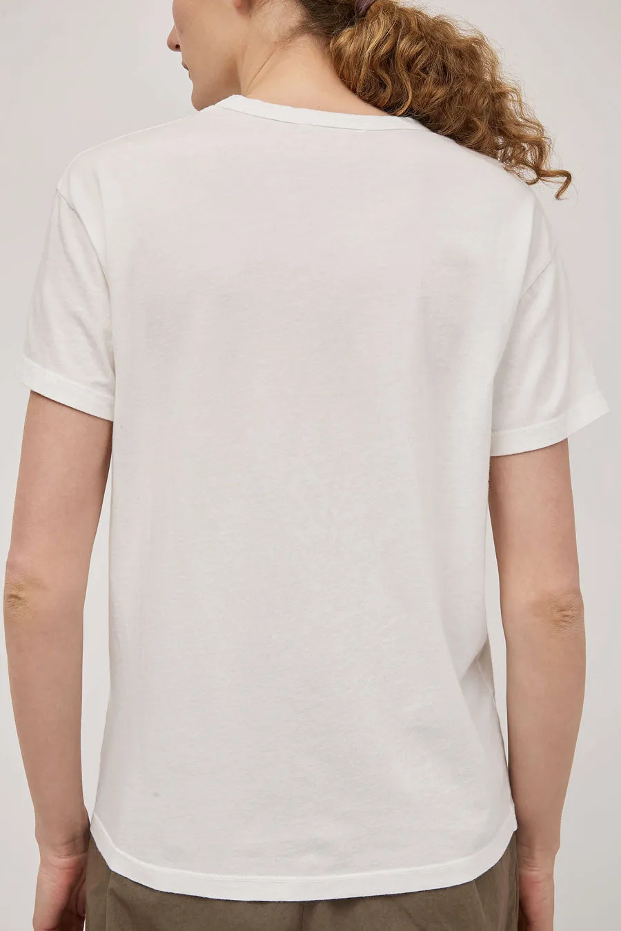 Black Crane Regular Short Sleeve Tee in White sold by No. 6 product image thumbnail 4