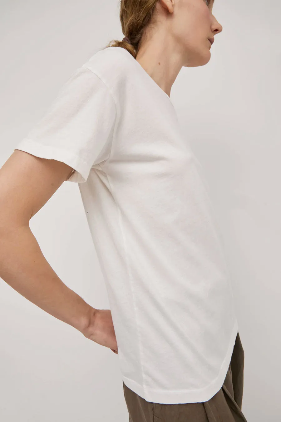 Black Crane Regular Short Sleeve Tee in White sold by No. 6 product image thumbnail 3