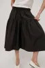 Black Crane Gathered Culottes in Black sold by No. 6