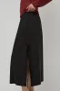 Deiji Studios Split Tie Skirt in Black sold by No. 6