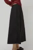Deiji Studios Split Tie Skirt in Black sold by No. 6