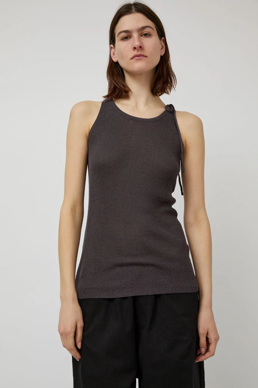 Deiji Studios One Tie Top in Eggplant sold by No. 6