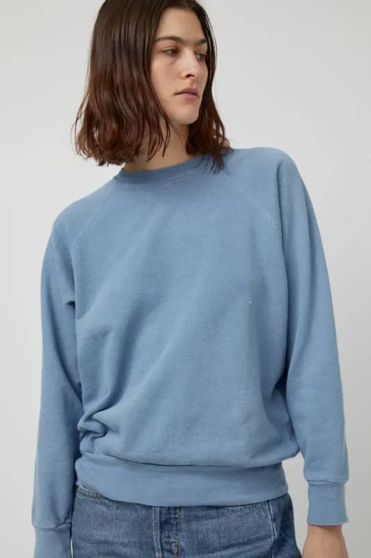 B Sides Crewneck Sweatshirt in Arlo Blue made by No. 6