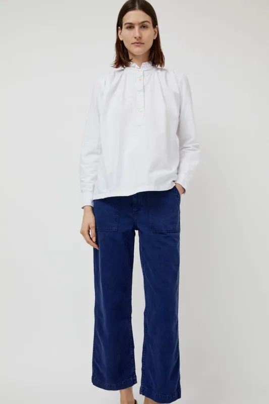 B Sides Rome Relaxed Pant in French Blue sold by No. 6