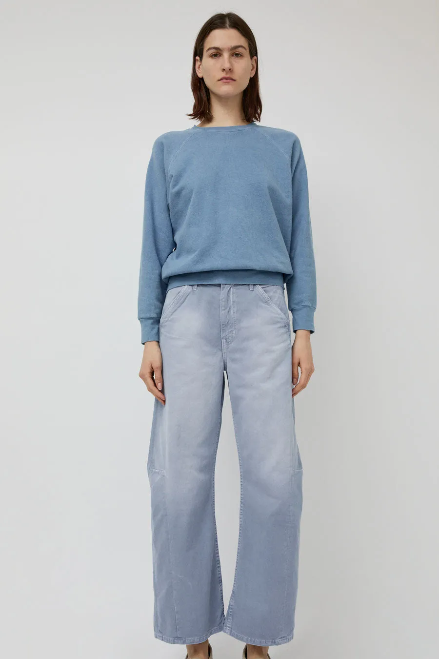 B Sides Lange Lasso Chino in Pale Blue sold by No. 6