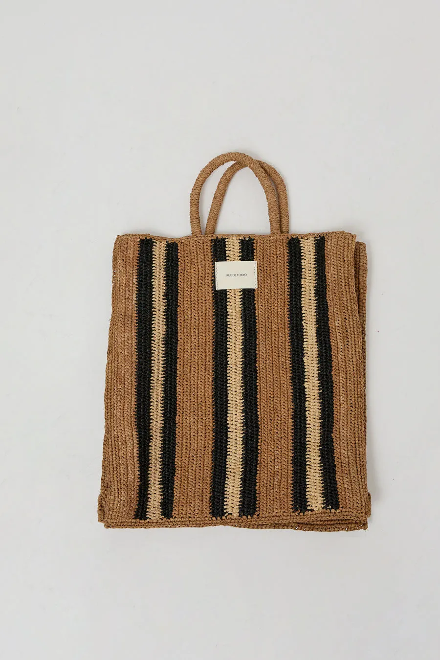 Rue De Tokyo Ario Raffia Bag in Stripe sold by No. 6 product image thumbnail 4