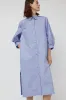 Rue De Tokyo Dune Dress in Bel Air Blue sold by No. 6