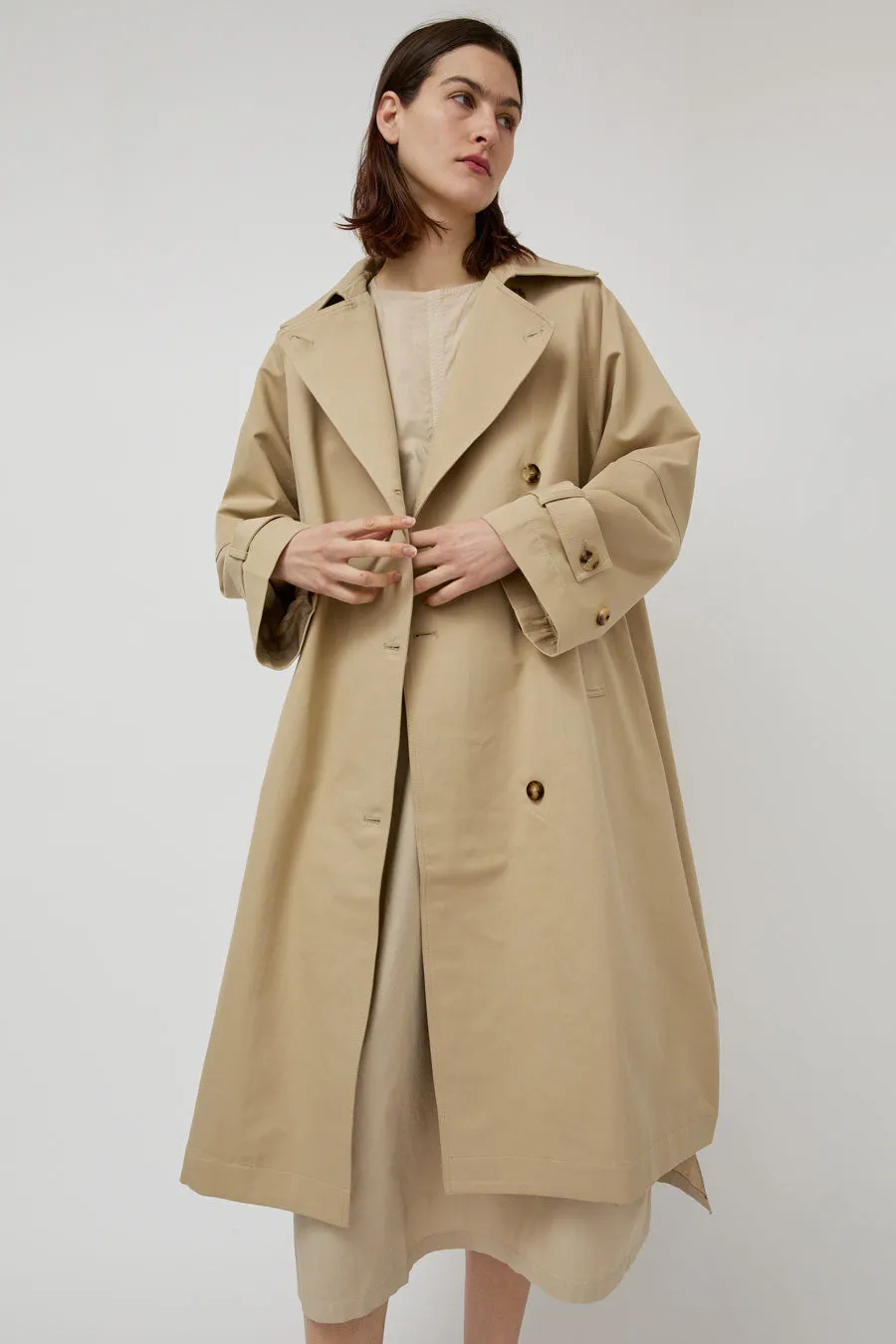 Rue De Tokyo Cora Heavy Trench in Sand sold by No. 6 product image thumbnail 3