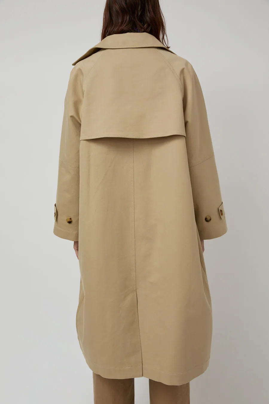 Rue De Tokyo Cora Heavy Trench in Sand sold by No. 6 product image thumbnail 5