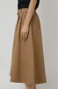 Rue De Tokyo Pen Skirt in Light Brown sold by No. 6