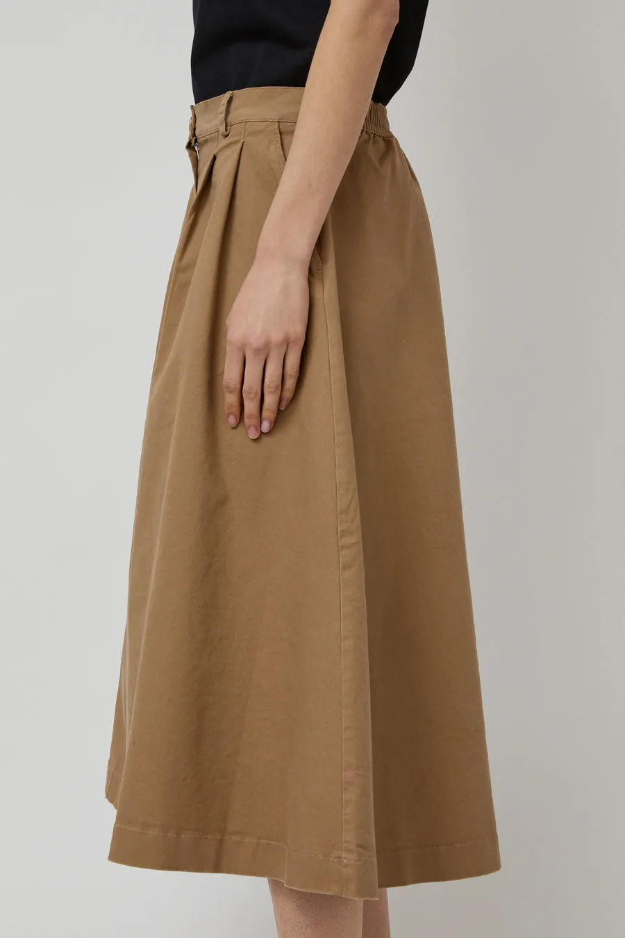 Rue De Tokyo Pen Skirt in Light Brown sold by No. 6 product image thumbnail 3