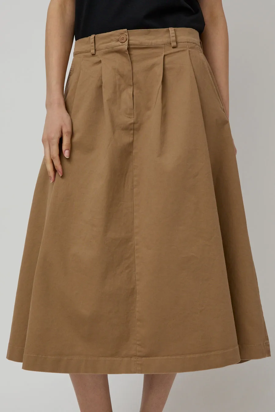 Rue De Tokyo Pen Skirt in Light Brown sold by No. 6 product image thumbnail 2
