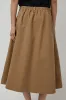 Rue De Tokyo Pen Skirt in Light Brown sold by No. 6
