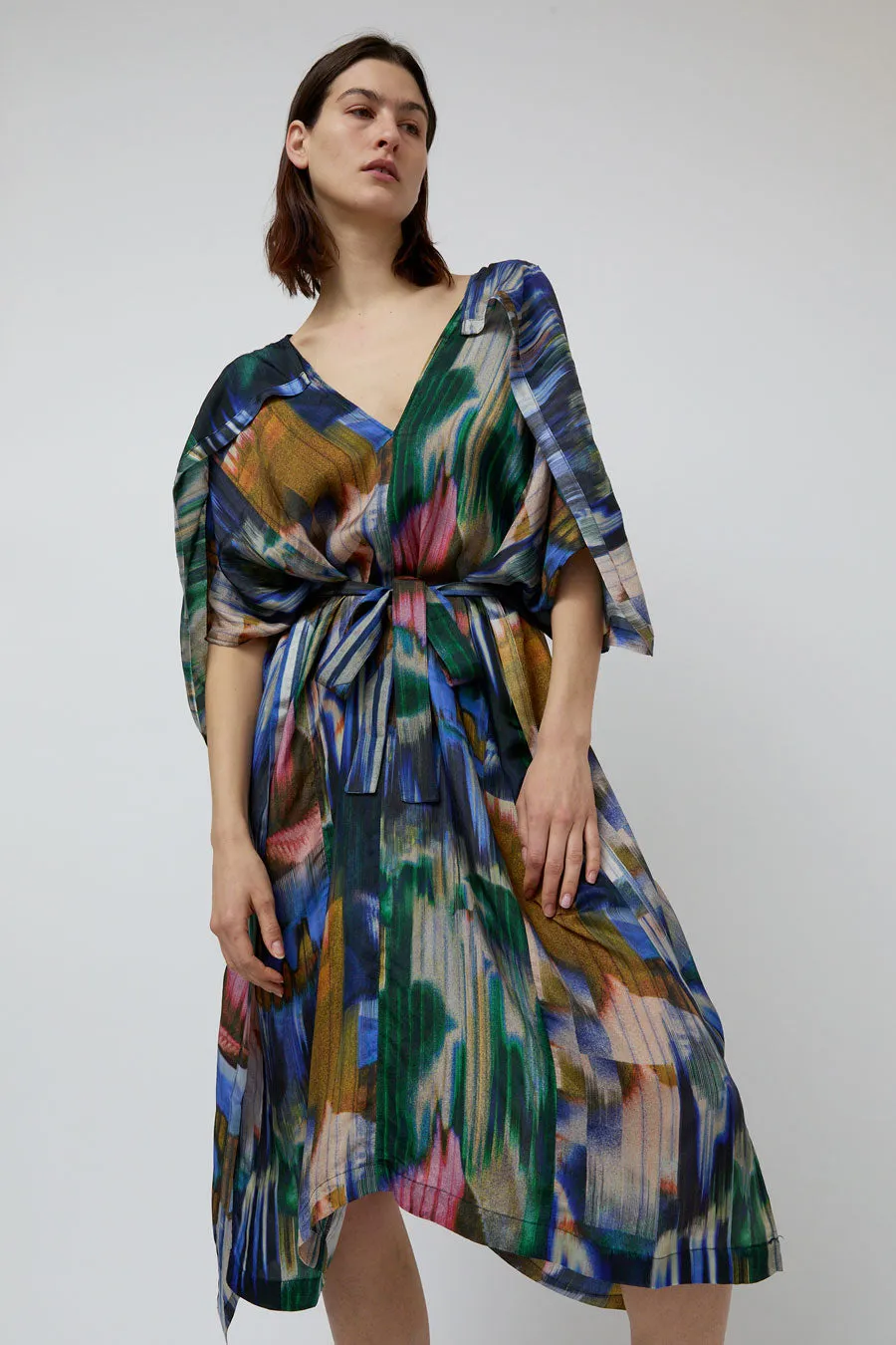 Henrik Vibskov Uncut Kaftan in Multi Brush Drips sold by No. 6 product image thumbnail 2