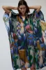 Henrik Vibskov Uncut Kaftan in Multi Brush Drips sold by No. 6