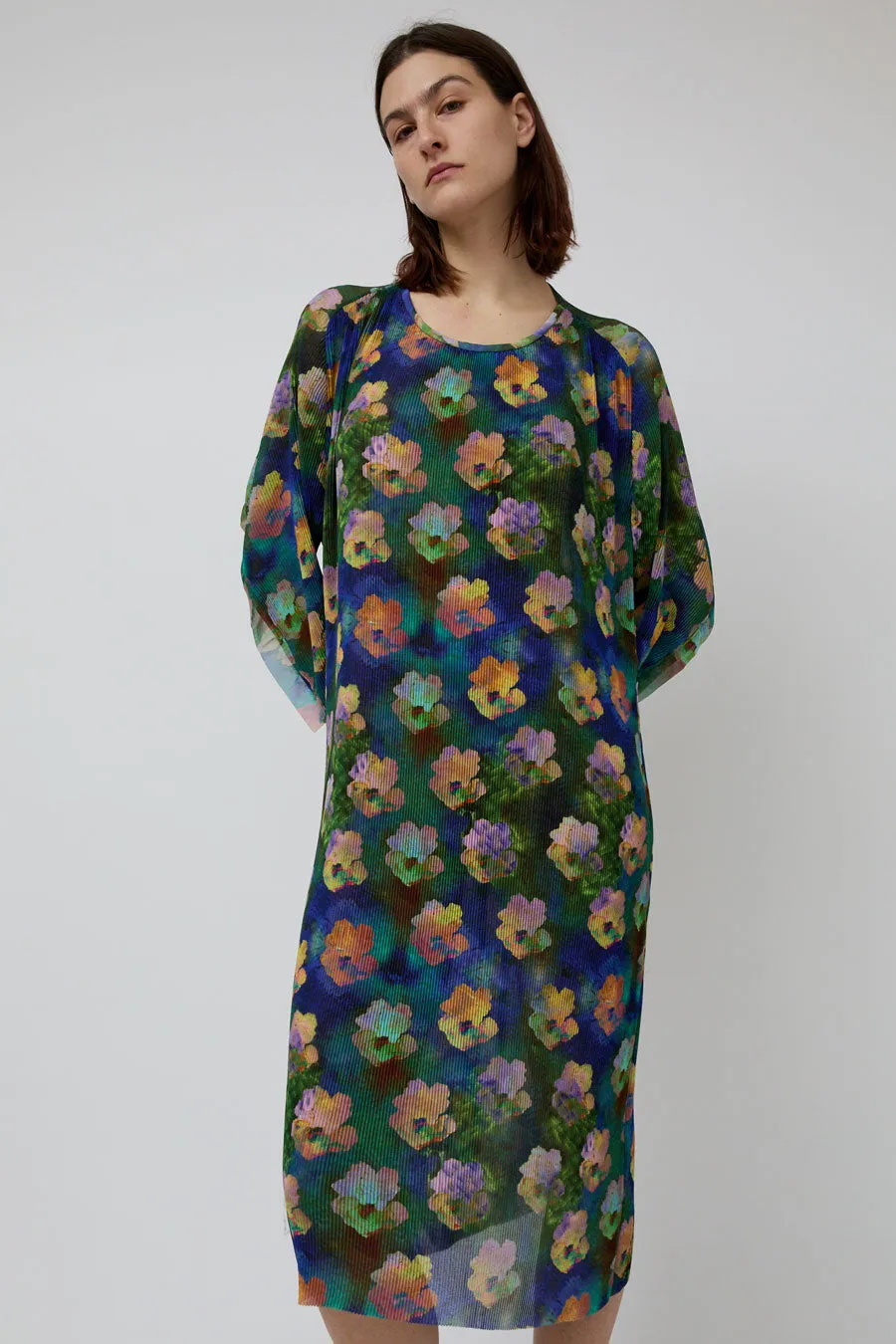 Henrik Vibskov Index Plisse Dress in Blue Water Lily Paper sold by No. 6