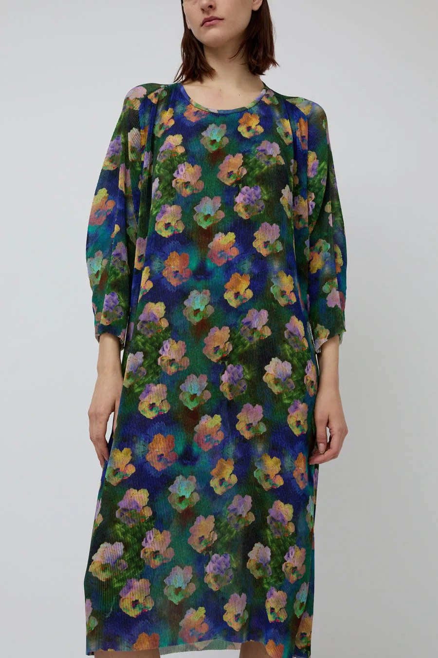 Henrik Vibskov Index Plisse Dress in Blue Water Lily Paper sold by No. 6 product image thumbnail 3