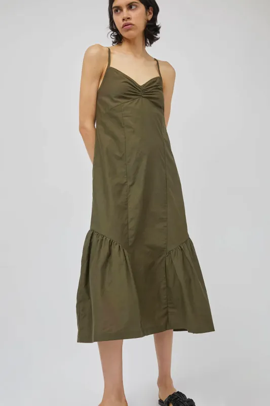 M Patmos Katie Dress in Olive sold by No. 6