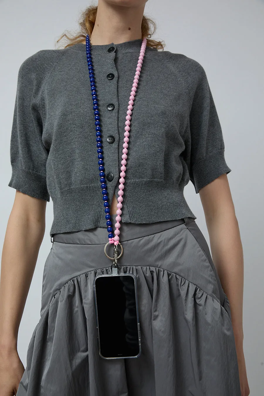 Ina Seifart Handykette Phone Necklace in Rose and Blue Duo sold by No. 6