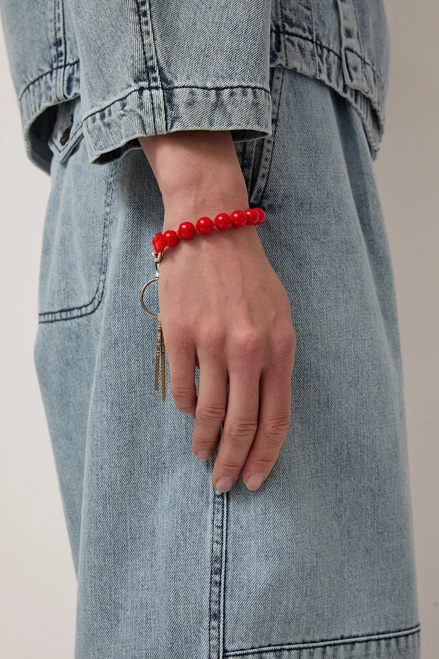 Ina Seifart Perlen Short Keyholder in Red sold by No. 6 product image thumbnail 3