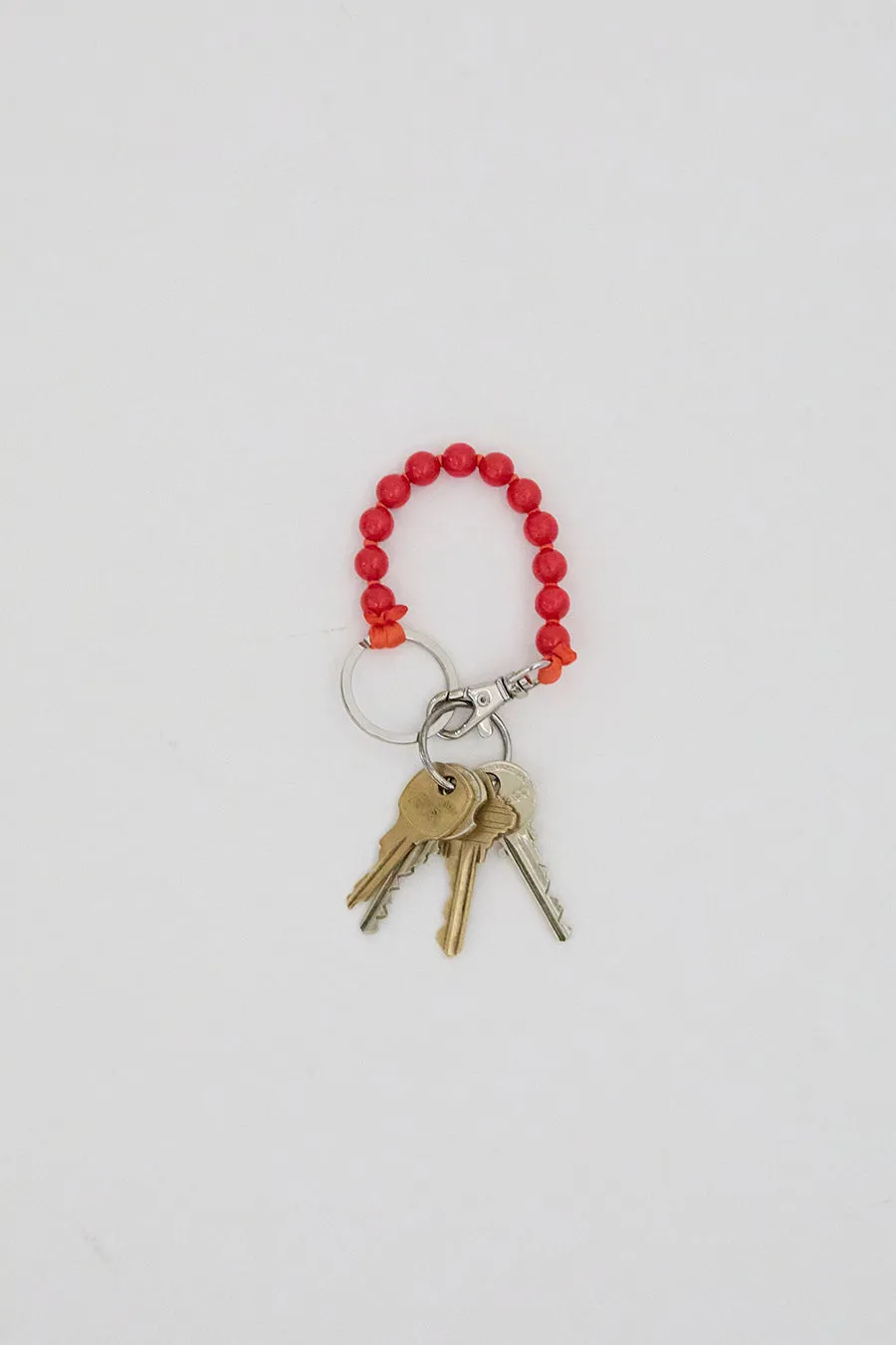 Ina Seifart Perlen Short Keyholder in Red sold by No. 6
